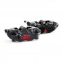 HEL Performance MK2 Brake Calipers 100mm Fork 32mm Pistons - Grey Anodised Fin Back Caliper