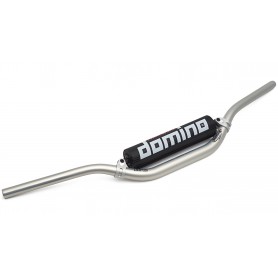 Domino Variable Diameter Ergal Hrb with Cross Bar - Handlebar Hrb 462 High Bend Silver