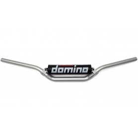 Domino Variable Diameter Ergal Hrb with Cross Bar - Handlebar Hrb 997 High Bend Silver