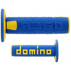 Domino A360 - Blue/Yellow Off-Road Grips