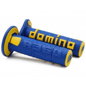 Domino A360 - Blue/Yellow Off-Road Grips