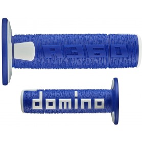 Domino A360 - Blue/White Off-Road Grips