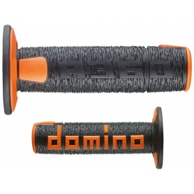 Domino A360 - Black/Orange Off-Road Grips