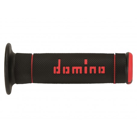 Domino A240 - Black/Red Trial Grips