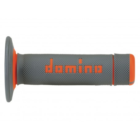 Domino A020 - Grey/Orange Off-Road Grips