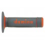 Domino A020 - Grey/Orange Off-Road Grips