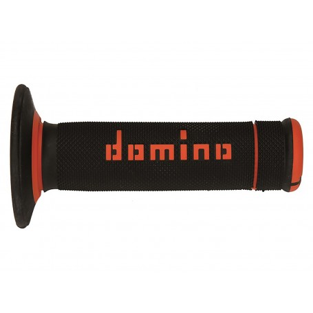 Domino A020 - Black/Orange Off-Road Grips