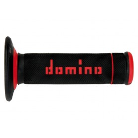 Domino A190 - Black/Red X-Treme Grips