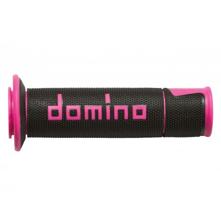 Domino A450 - Black/Fuchsia Racing Grips