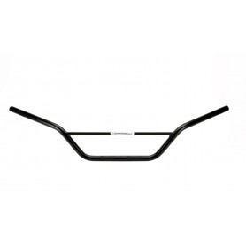 Domino Constant Diameter Painted Steel Handlebar - High Bend Black