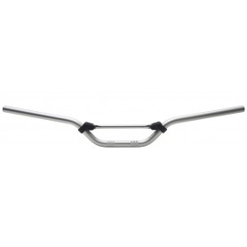 Domino Constant Diameter Aluminium Handlebar - High Bend Silver