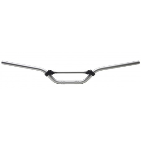 Domino Constant Diameter Aluminium Handlebar - High Bend Silver