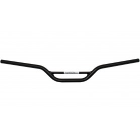 Domino Constant Diameter Painted Steel Handlebar - High Bend Black