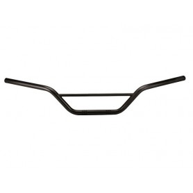 Domino Constant Diameter Painted Steel Handlebar - High Bend Black