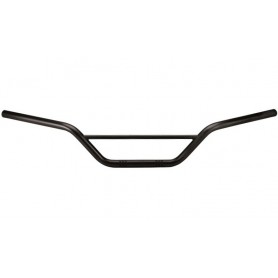 Domino Constant Diameter Painted Steel Handlebar - High Bend Black