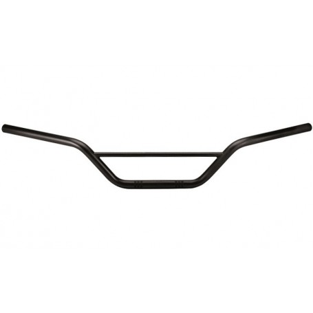 Domino Constant Diameter Painted Steel Handlebar - High Bend Black