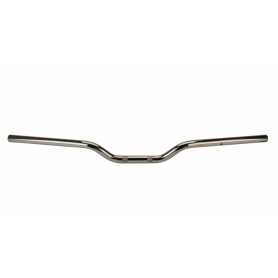 Domino Constant Diameter Chromium Plated Steel Handlebar - Low Bend