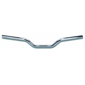 Domino Constant Diameter Chromium Plated Steel Handlebar - Medium Bend