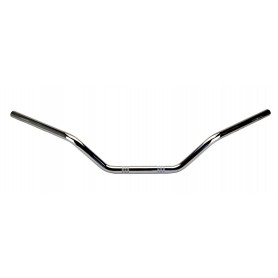 Domino Constant Diameter Chromium Plated Steel Handlebar - High Bend