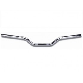 Domino Constant Diameter Chromium Plated Steel Handlebar - High Bend