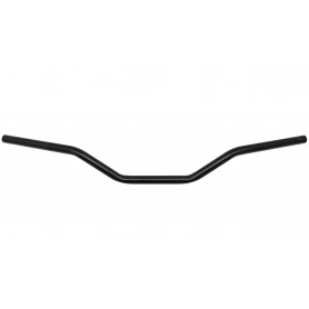 Domino Constant Diameter Painted Steel Handlebar - High Bend Black