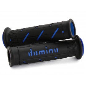 Domino A250 - Black/Blue Road-Racing Grips Domino A250 - Black/Blue Road-Racing Grips