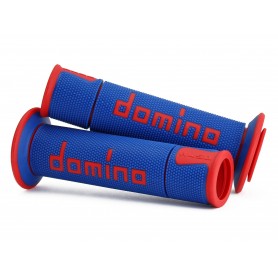 Domino A450 - Blue/Red Racing Grips