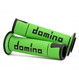 Domino A450 - Green/Black Racing Grips