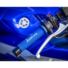 Domino A010 - Blue/White Road-Racing Grips