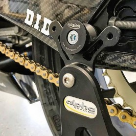 Alpha Racing Fixing Sockets Set Rear Stand. Black