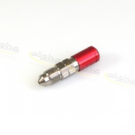 Bleeding valve M10 x1. 14 mm. red