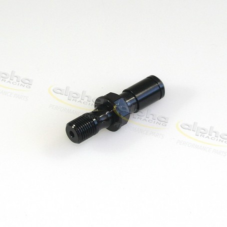 Hollow screw bleeding valve M10x1x19 black