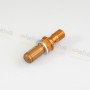 Hollow screw bleeding valve M10 x1x19 gold