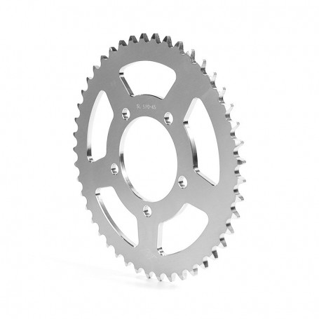 Sprocket Aluminium. silver. T39. pitch 520. HP rim -18