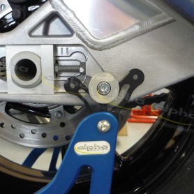 Alpha Racing Fixing Socket Kit Swingarm. Silver
