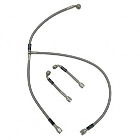 Racing front brake line set