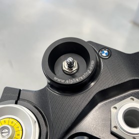 Alpha Racing Cover Upper Triple Clamp. On/Off Switch