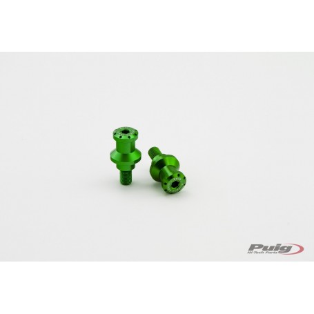 Puig Spools By Pair Hi-Tech Parts Diam.10 mm Green