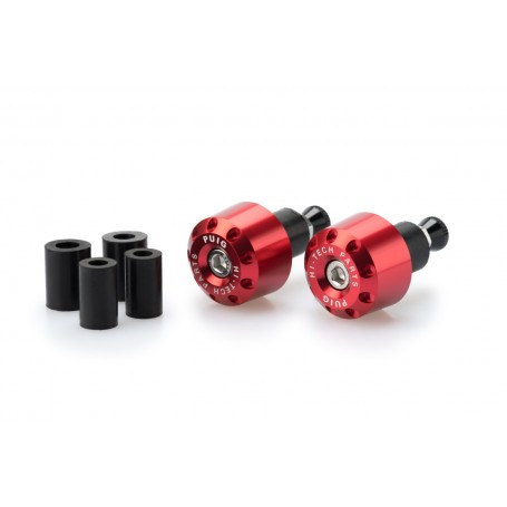 Puig Short Bar Ends Aluminium Universal Red