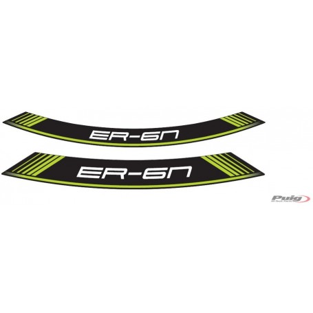 Puig Kit 8 Rim Strips Er6 Green