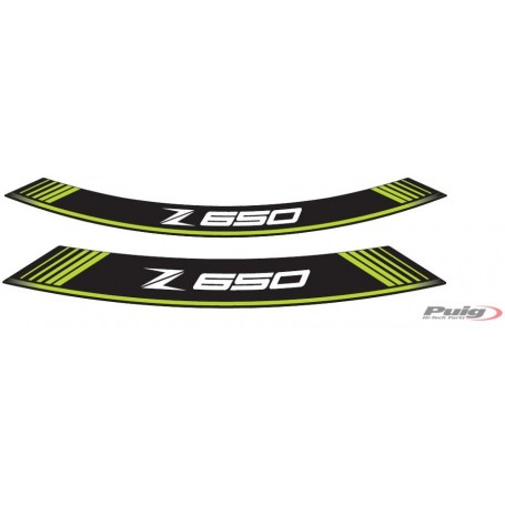 Puig Kit 8 Rim Strips Z650 Green