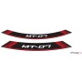 Puig Kit 8 Rim Strips MT-07 Red