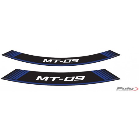 Puig Kit 8 Rim Strips MT-09 Blue