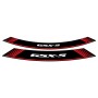 Puig Kit 8 Rim Strips GSXs Red