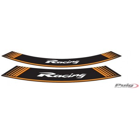 Puig Kit 8 Rim Strips Racing Orange