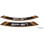 Puig Kit 8 Rim Strips Er6 Orange