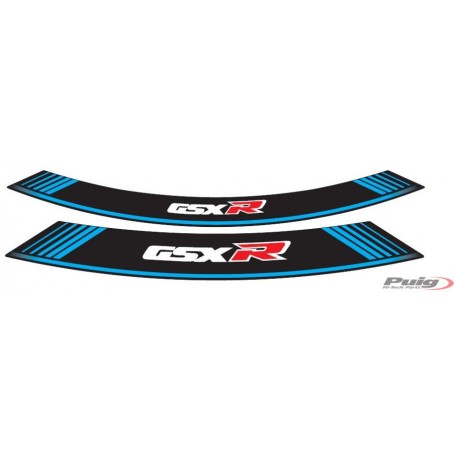 Puig Kit 8 Rim Strips GSXR Blue