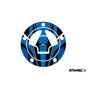 Puig Fuel Cap Cover Radical Kawasaki Blue