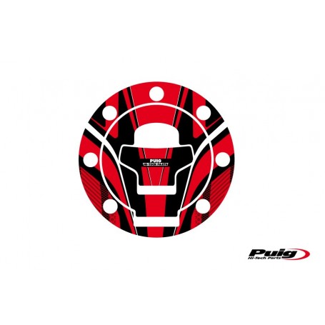 Puig Fuel Cap Cover Radical Suzuki Red