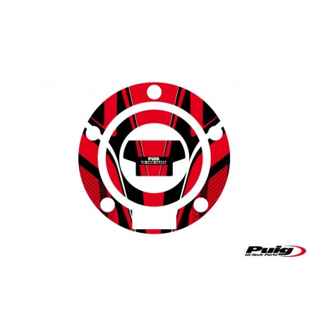 Puig Fuel Cap Cover Mod Radical Yamaha Red